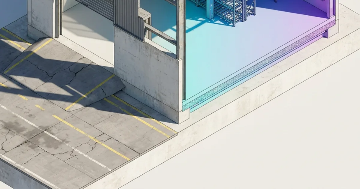 Modelo BIM isométrico de una nave industrial con instalaciones y niveles de desarrollo diferenciados